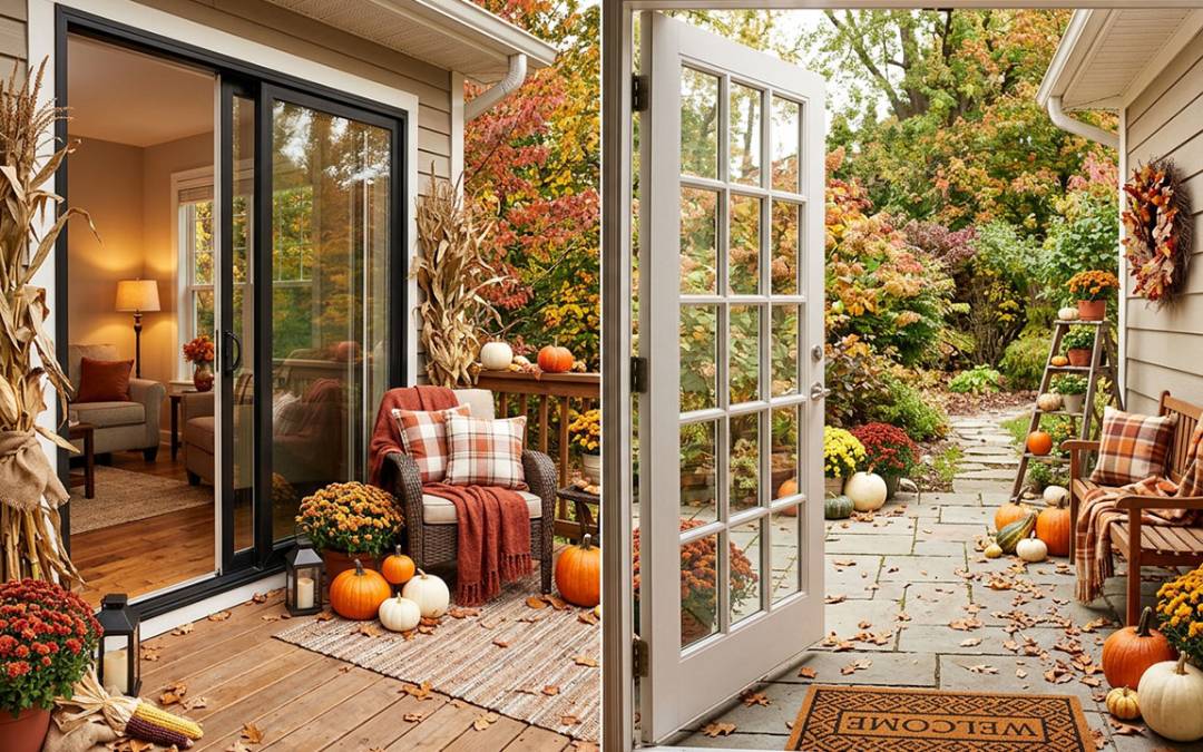 Sliding vs. Hinged Patio Doors: Which is the Better Fall Choice for Your Back Patio?