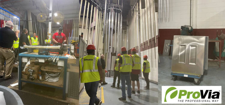 Graboyes Tours ProVia Entry Door Factory