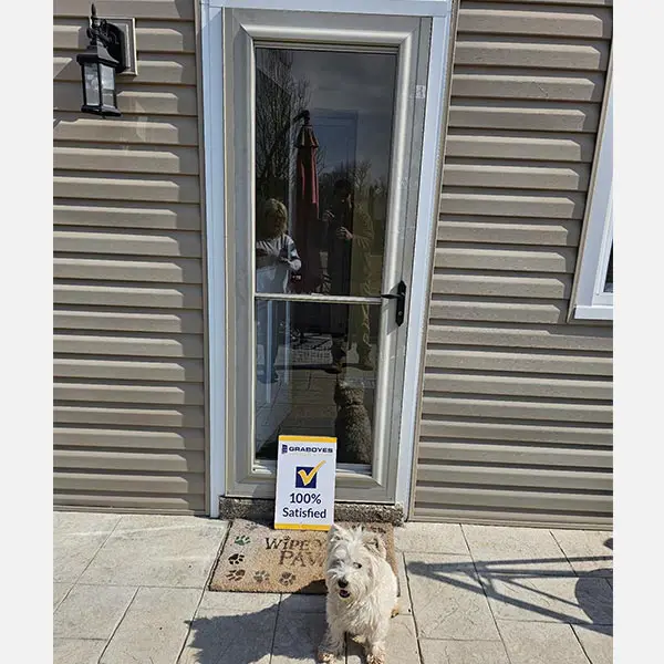 off white storm door - 100% Satisfied