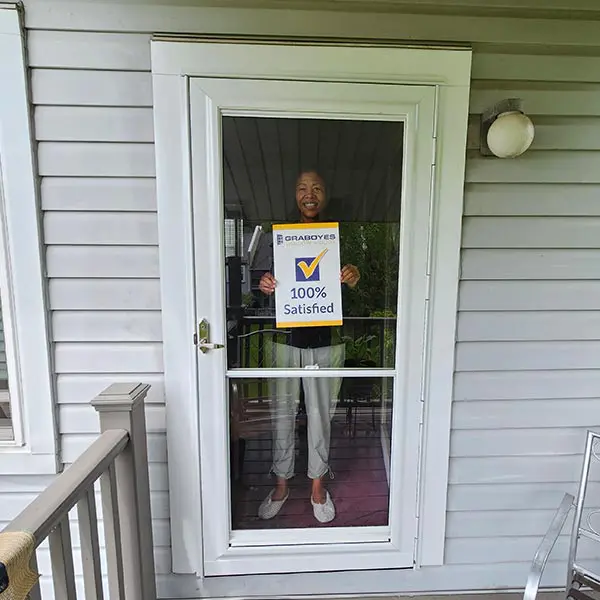 white storm door in norristown pa - 100% Satisfied