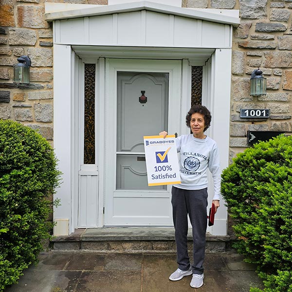 white storm door with sidelites and white entry door - 100 Percent Satisfied