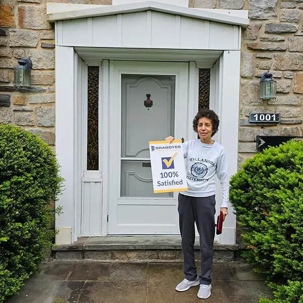 white storm door with sidelites and white entry door - 100 Percent Satisfied
