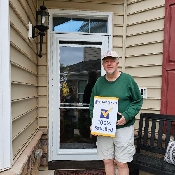 white storm door with transom in collegeville pa - 100% Satisfied