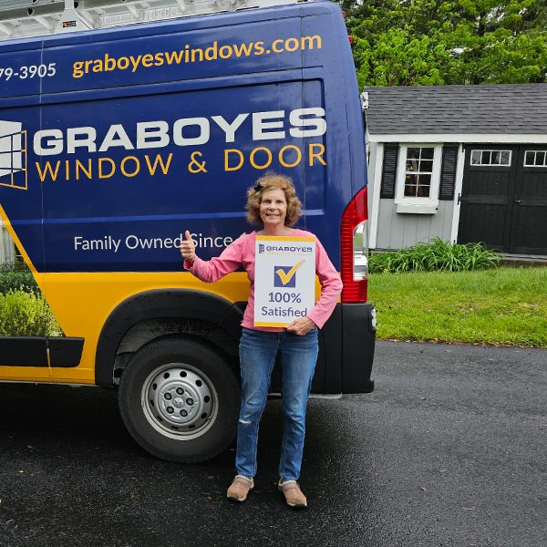 white windows and black french entry doors in norristown - 100% Satisfied
